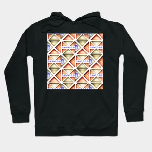 Geometric Pattern, Triangular Motifs Hoodie